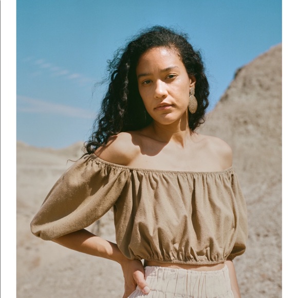 Ozma of California Tops - Ozma of California Laurel Top M